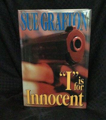 Signed first edition sue grafton "I is for innocent" book