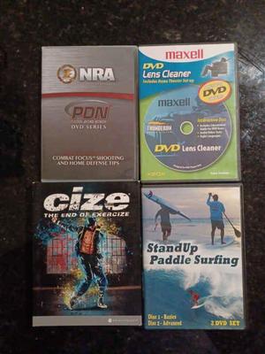 Set of 4 instructional dvds