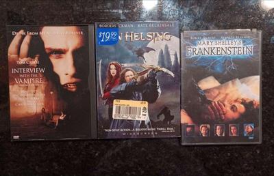 Set of three supernatural movie dvds