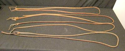LEATHER HORSE REINS- LOT # 1
