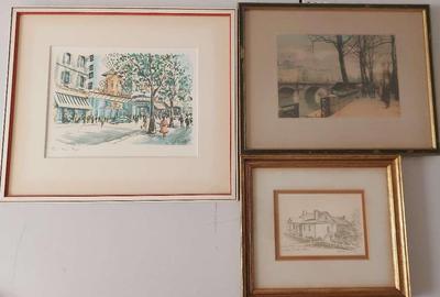 THREE GORGEOUS ARCHITECTURAL PRINTS
