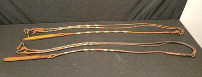 LEATHER HORSE REINS- LOT #3