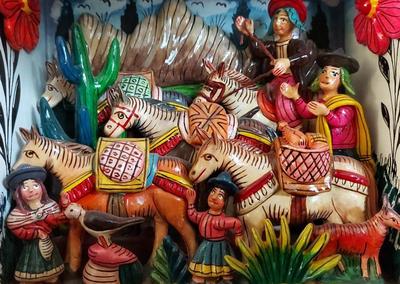 HANDMADE BRIGHT AND BOLD PERUVIAN RETABLOS 