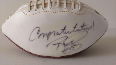 RUDY RUETTIGER SIGNED NOTRE DAME FOOTBALL