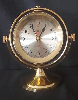 VINTAGE SETH THOMAS SCHOONER DESK CLOCK MODEL 1044l