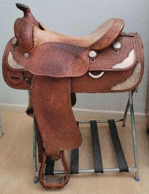 WESTERN SADDLE MANUFACTURED BY TED ALDAL 