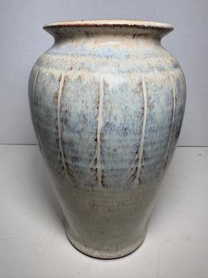 Blue/Brown Speckle Pottery Vase