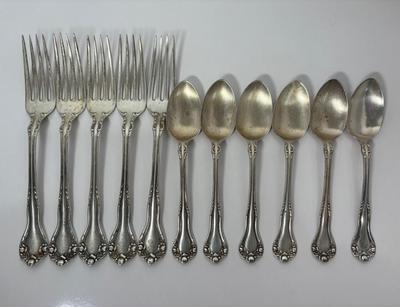 Towle Sterling Dinner Forks & Teaspoons, Setting For 5