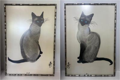 “Zach” & “Zoe” Siamese Cats by David Da-Wei Kwo