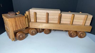 All Wood Big Rig Semi Toy