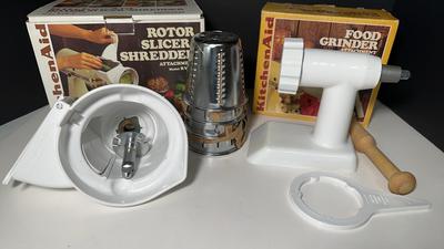 Hobart Kitchen Aid Slicer Shredder & Grinder Attachments