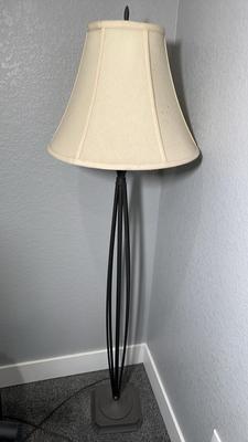 Chocolate Brown Metal Based Floor Lamp