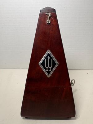 Vintage Wooden Wittner Wind-Up Metronome 