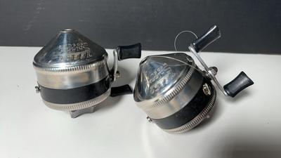 Zebco Vintage Model 33 Chrome Spinner Reels