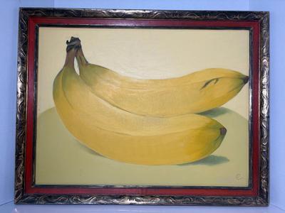 Original Still-Life Banana Painting