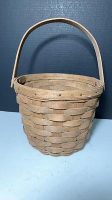 Longaberger 7” Tall Swing Handle Fruit Basket