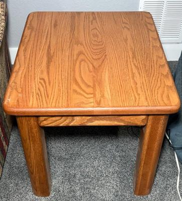 Oak Side Table 