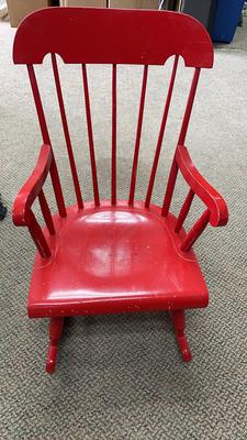 The Little Red Rocking Chair