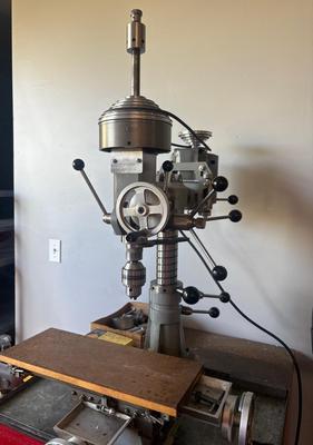 Dayton Motor Milling Machine & Cabinet