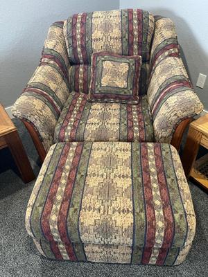 Homestead Desert By The Loren Mitchell Collection Chair w/Ottoman 