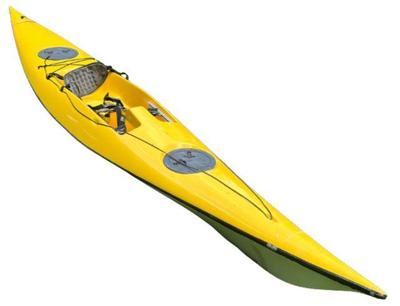 Heritage Fiberglass Kayak - there are other boats in auction