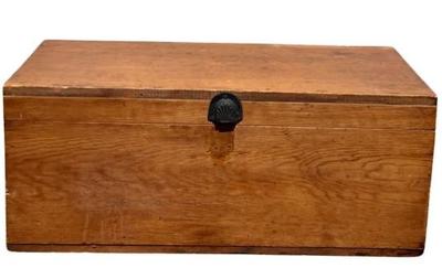 Sale Photo Thumbnail #37: Antique Small Chest - Solid Wood - Dovetailed With Original Hardware