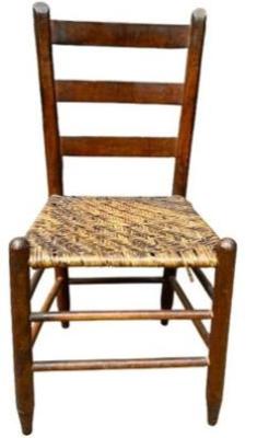 Antique Chair With Cane Seat