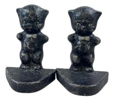 Vintage Cast Iron Bookends