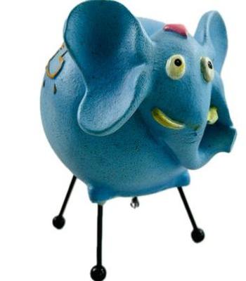 Blue Elephant Piggy Bank On Stilts!