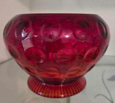 Red vase