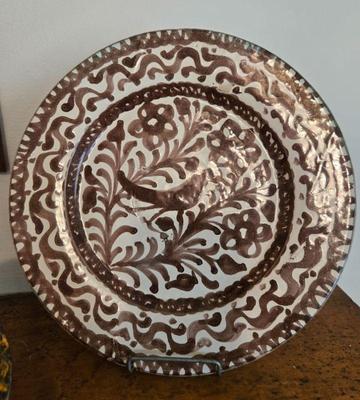 Hand painted plate
