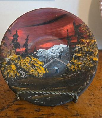 Hand painted plate