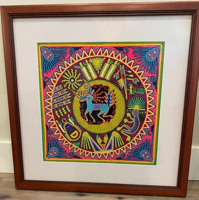 Huichol Yarn Painting
