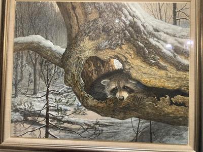 New Fallen Snow, Geoff Mowery, 33x27, egg tempura, original