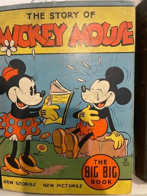 Vintage Mickey Mouse books