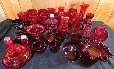 BRILLIANT RED GLASS COLLECTION