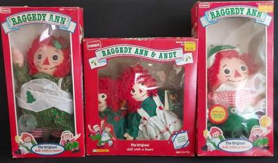 RAGGEDY ANN AND ANDY CHRISTMAS EDITION BY PLAYSKOOL