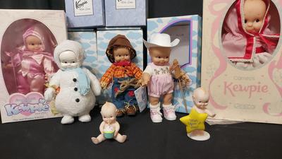 KEWPIE MEMORABILIA DOLLS IN BOXES
