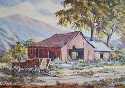 OLD BARN BY MARGIE GREENE