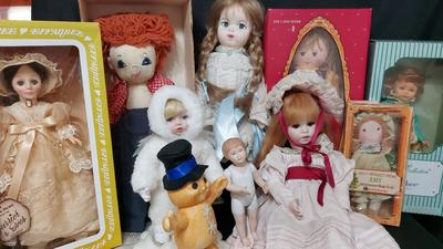 VINTAGE COLLECTOR DOLLS BY HOLLY HOBBIE, EFFANBEE, AND MORE