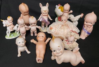 PORCELAIN KEWPIE DOLL COLLECTORS LOT