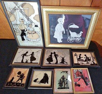 VINTAGE SILHOUETTE PICTURES