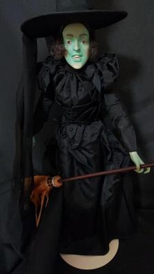 WICKED WITCH OF THE WEST FRANKLIN HEIRLOOM DOLL WITH ORIGINAL PACKAGING 