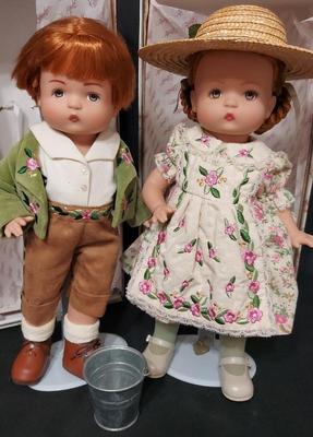 EFFANBEE JACK AND JILL IN PERFECT CONDITION WITH BOXES