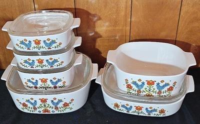 BIG VINTAGE CORNINGWARE COUNTRY FESTIVAL 