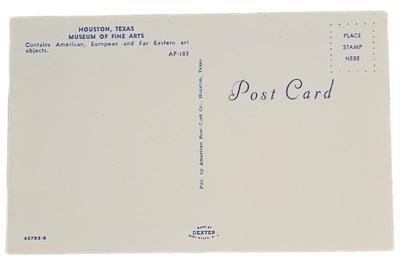 1950s 1960s houston texas museum of fine arts ap 103 unused 1)