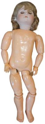 1919 23 inch Cuno & Otto Dressel Made In German Doll Mold 1912-4- Articulate Composition Body Bisque Head
