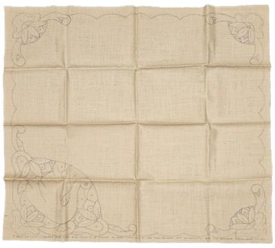 No 852 24” join it square pure linen swan trade wonder art mark (3)