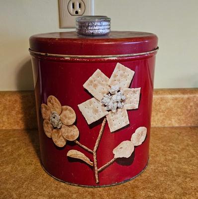 Sale Photo Thumbnail #971: Canister 1950s blue magic canister