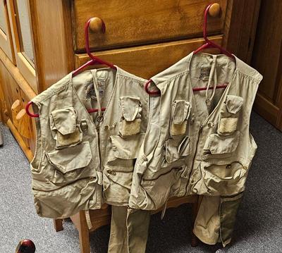 Fishing vintage tac l pak trigg wood stream fly fishing vests
